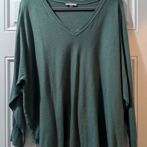 Vita Milano Green Plus Size 2X Pullover Sweater 3/4 Sleeves